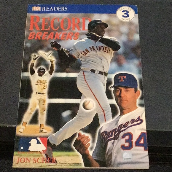 KIDS EARLY READING BOOK, BASEBALL RECORD BREAKERS…early alone reader - Picture 1 of 5